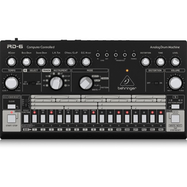 Behringer RD-6-BK rhythm & drum machine Behringer RD-6-BK rhythm & drum machine