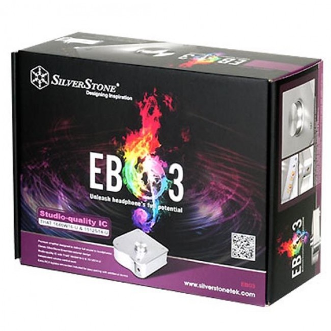 Silverstone SST-EB03S headphone amplifier Silver Silverstone SST-EB03S headphone amplifier Silver