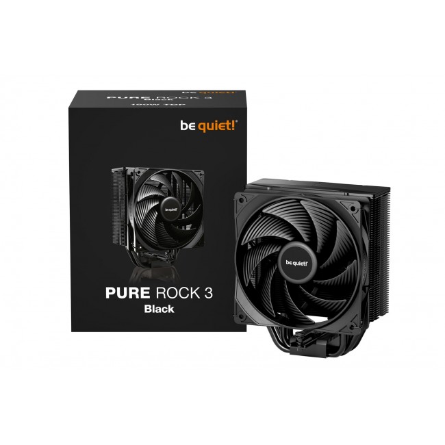 be quiet! Pure Rock 3 Black Processor Air cooler 12 cm 1 pc(s) be quiet! Pure Rock 3 Black Processor Air cooler 12 cm 1 pc(s)