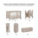 Kinderkraft Joy 2 travel cot, beige Kinderkraft Joy 2 travel cot, beige