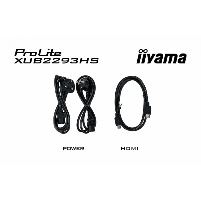 iiyama ProLite XUB2293HS-B6 computer monitor 54.6 cm (21.5 iiyama ProLite XUB2293HS-B6 computer monitor 54.6 cm (21.5