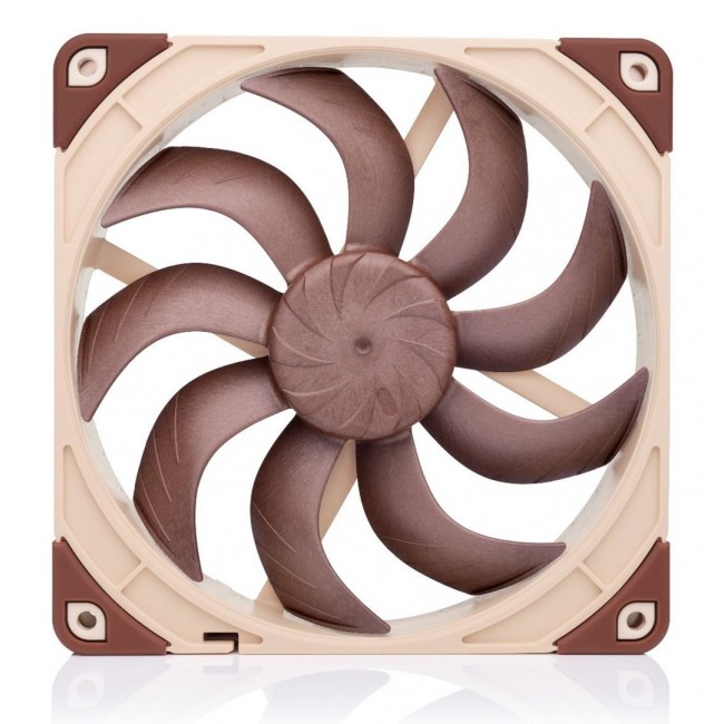 Noctua NF-A14X25 G2 LS-PWM computer cooling system Computer case Air cooler 14 cm Beige, Brown 1 pc(s)