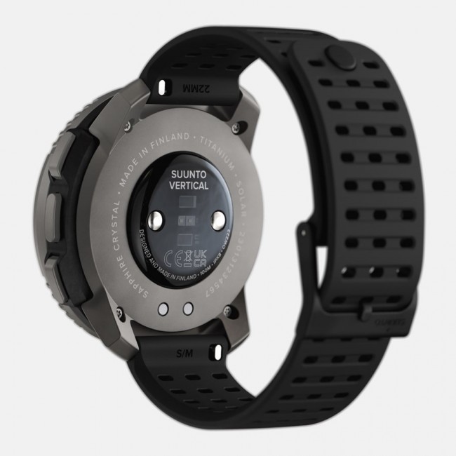 Suunto Vertical Titanium Solar Black solar-powered sports watch