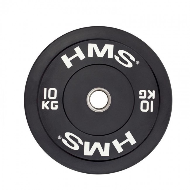 HMS Fitness BBR10 1 pc(s) Olympic Rubber-coated weight disc HMS Fitness BBR10 1 pc(s) Olympic Rubber-coated weight disc