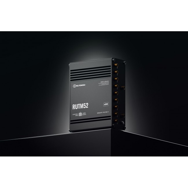Teltonika RUTM5210B000 wireless router Gigabit Ethernet Dual-band (2.4 GHz / 5 GHz) 5G Black