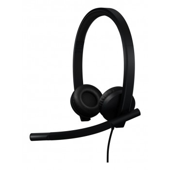 Logitech H570E Headset Wired Head-band Office/Call center USB Type-C Black