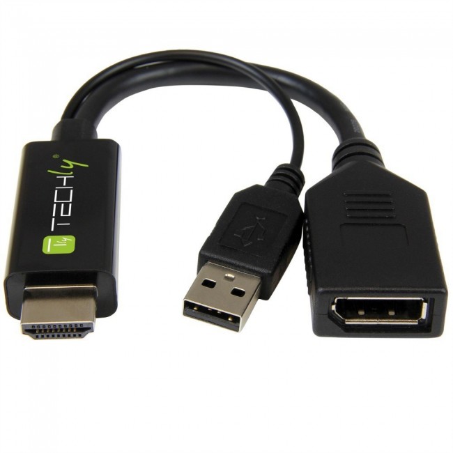 Techly ICOC HDMI-DP12A video signal converter 4096 x 2160 pixels