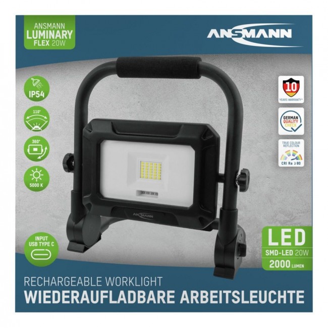 Ansmann FL20W-R Black LED 20 W Ansmann FL20W-R Black LED 20 W