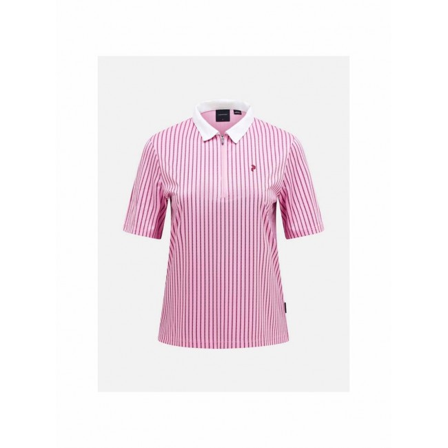 Peak Performance Women's Graphic SS Zip Polo Shirt Peak Performance Women's Graphic SS Zip Polo Shirt