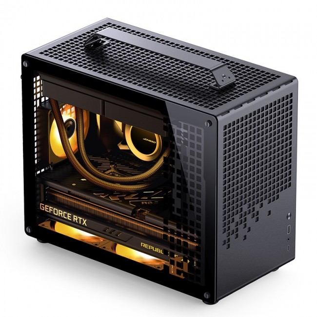 Jonsplus MATX Handle Case Z20 - black Jonsplus MATX Handle Case Z20 - black