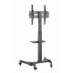 Gembird TVS-55T-01 TV floor stand with caster wheels (tilt), 32