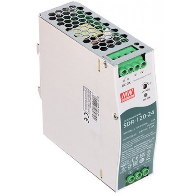 Switching Power Supply SDR-120-24 Mean Well