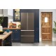 Haier FD 83 Serie 7 HB18FGSAAA Fridge-freezer, double-opening 539 l E Silver, Titanium