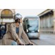 HJC CALIDO PLUS Silver Cycling Helmet, PEARL GREYISH SILVER, Size S