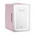 ELLE Home ESDAFX08PUEU 8L Mini Fridge with LED Makeup Mirror Purple