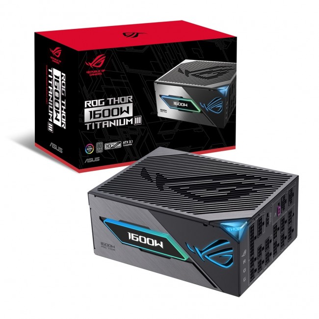 ASUS ROG -THOR-1600T3-GAMING power supply unit 1600 W 20+4 pin ATX ATX Grey