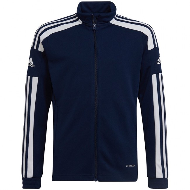 adidas Squadra 21 Training Full Zip Sweatshirt navy blue HC6276 140cm adidas Squadra 21 Training Full Zip Sweatshirt navy blue HC6276 140cm