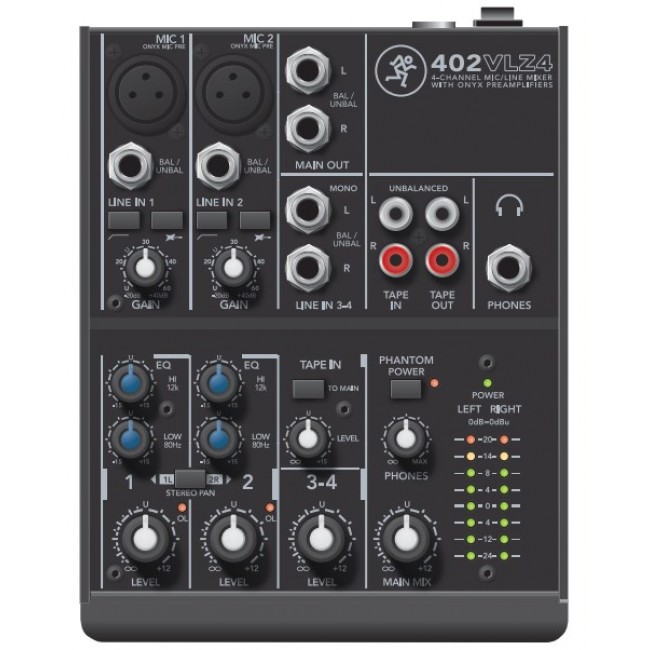 Mackie 402VLZ4 4 channels 20 - 20000 Hz