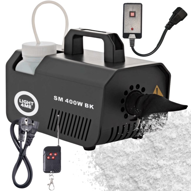 LIGHT4ME SM 400W BK generator wytwornica niegu cz