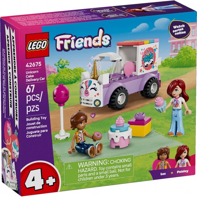LEGO FRIENDS 42675 Unicorn Cake Delivery Car