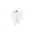 NATEC NETWORK CHARGER RIBERA USB-A+USB-C 20W PD NATEC NETWORK CHARGER RIBERA USB-A+USB-C 20W PD