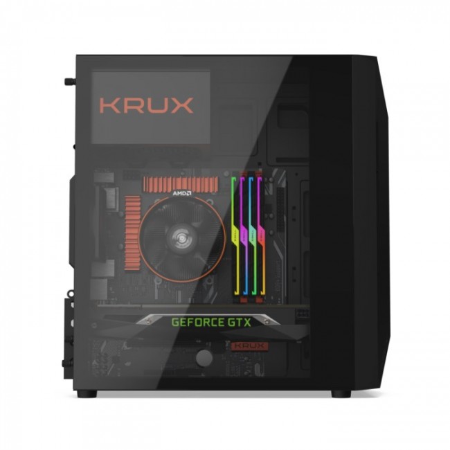 KRUX Astro Cube Black Computer Case