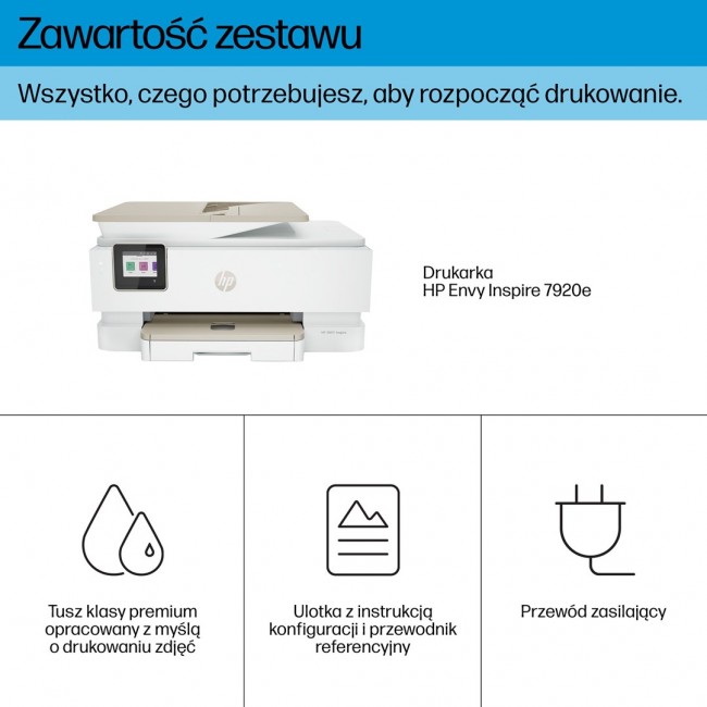 HP ENVY Inspire 7920e Wireless All-in-One Color Printer, Instant Ink Copier, Scanner HP ENVY Inspire 7920e Wireless All-in-One Color Printer, Instant Ink Copier, Scanner