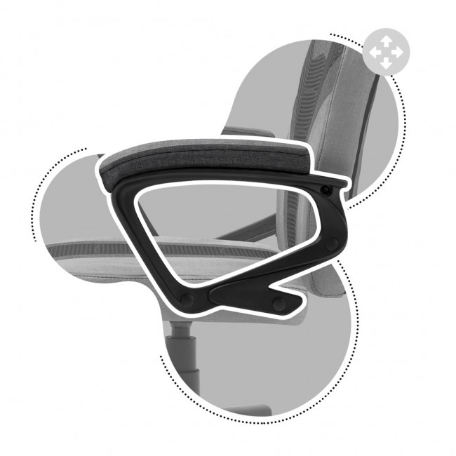 Gaming chair for children Huzaro HZ-Ranger 1.0 Gray Mesh, gray and black Gaming chair for children Huzaro HZ-Ranger 1.0 Gray Mesh, gray and black