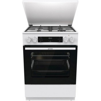 Gorenje GKS6C71WF Freestanding cooker with oven White