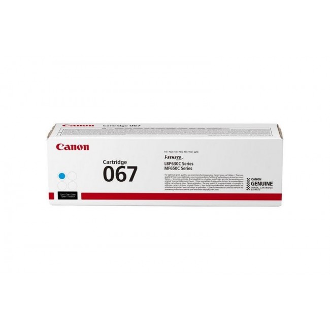 Canon 067 toner cartridge 1 pc(s) Original Cyan Canon 067 toner cartridge 1 pc(s) Original Cyan