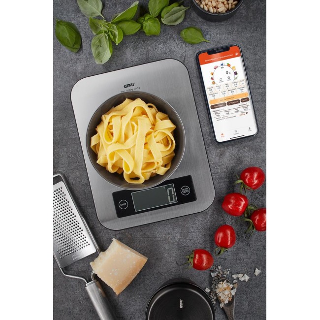 GEFU SCORE Stainless steel Countertop Rectangle Electronic kitchen scale GEFU SCORE Stainless steel Countertop Rectangle Electronic kitchen scale