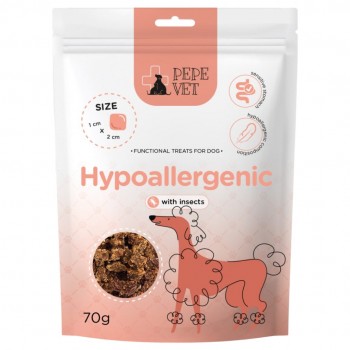 PEPE VET Hypoallergenic Insect - dog treat - 70g