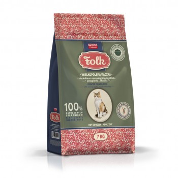 FOLK Greater poland style duck with apples, quail & herring - dry cat food - 7kg