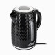 NELO kettle, capacity 1.7 l, power 2000 W, black
