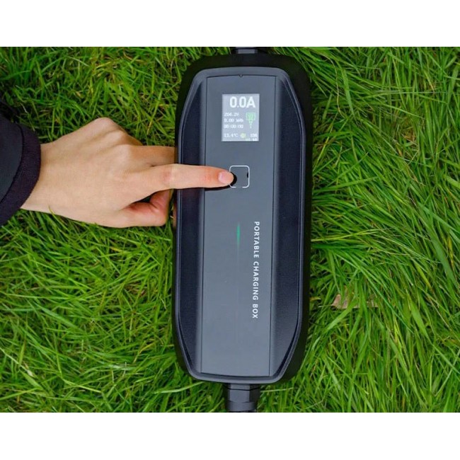 Extralink Portable electric car charger BS-PCD030 16A 3.6kW Schuko 1 phase, 5.5m, LCD display, IP67 Extralink Portable electric car charger BS-PCD030 16A 3.6kW Schuko 1 phase, 5.5m, LCD display, IP67