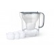 BRITA Style ESSENTIAL XL Water Filter Jug (Dark Blue) + 3 x MX Pro Pure Performance Filters