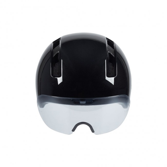 HJC CALIDO PLUS Black Cycling Helmet, METAL BLACK, Size M