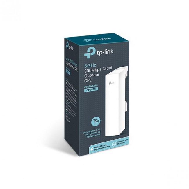 TP-Link CPE510 wireless access point 300 Mbit/s White Power over Ethernet (PoE) TP-Link CPE510 wireless access point 300 Mbit/s White Power over Ethernet (PoE)