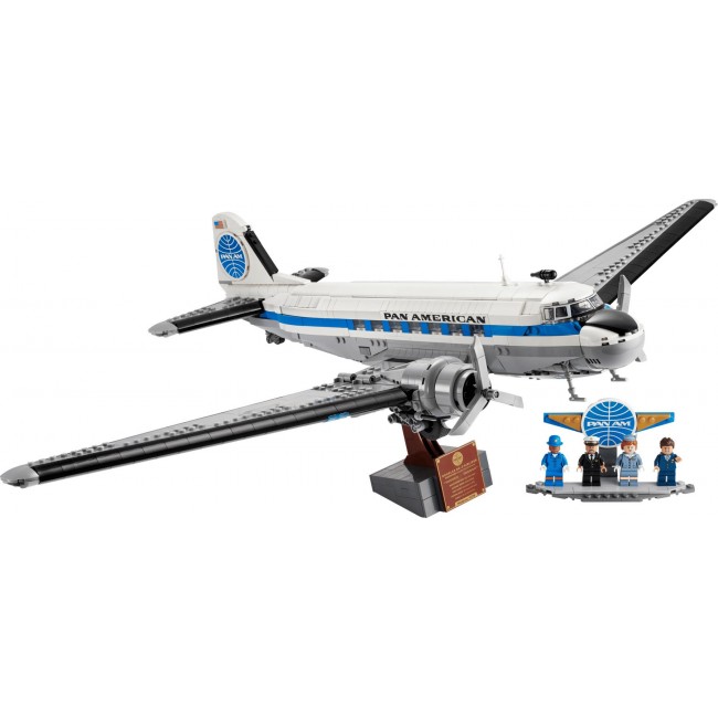 LEGO ICONS 11378 Douglas DC-3 PAN AM Airliner