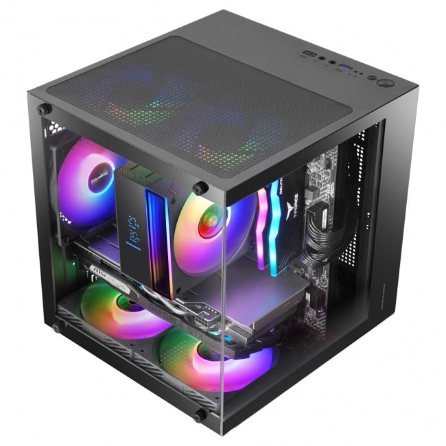 Mars Gaming MC-CUBE computer case Mini Tower Black