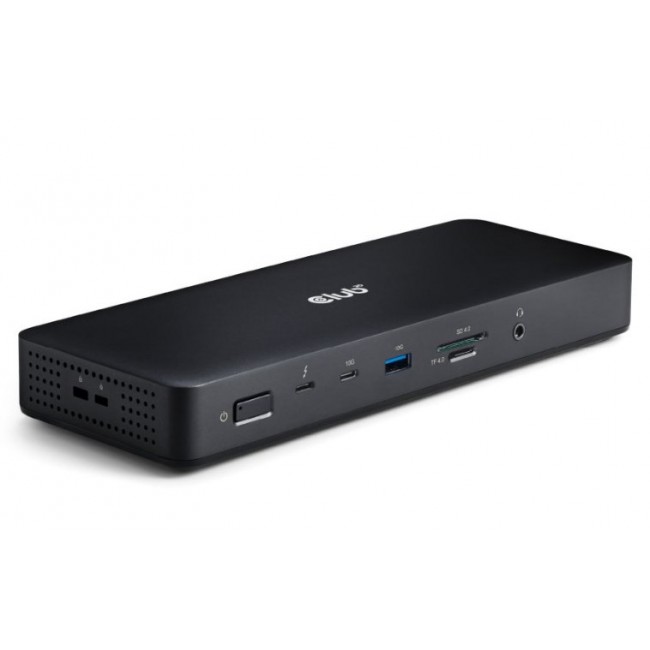CLUB3D CSV-1583 laptop dock/port replicator Wired Thunderbolt 4 Black