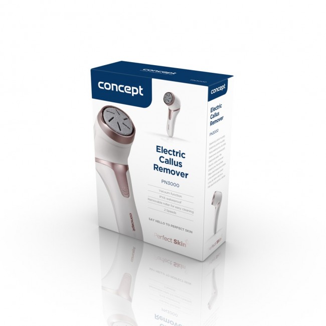 Concept PN3000 foot care appliance Foot pumice Rose gold, White