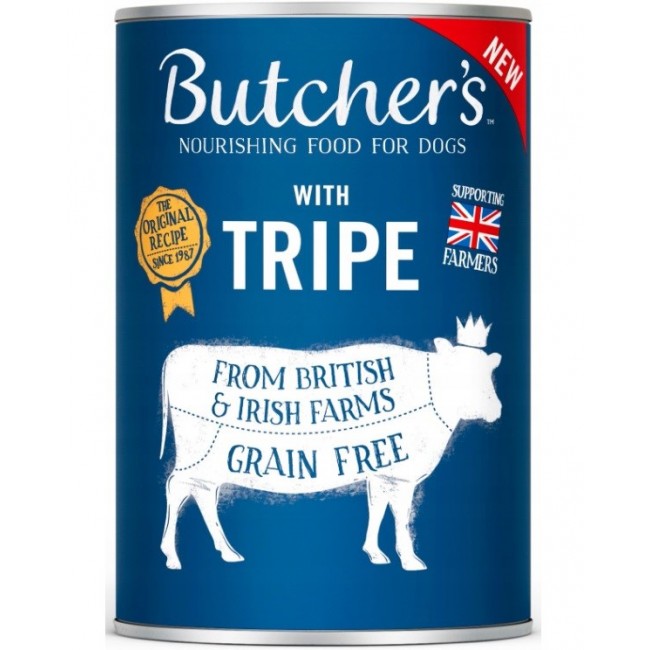 BUTCHER'S Original Tripe Mix Rumen Pate - wet dog food - 1200g