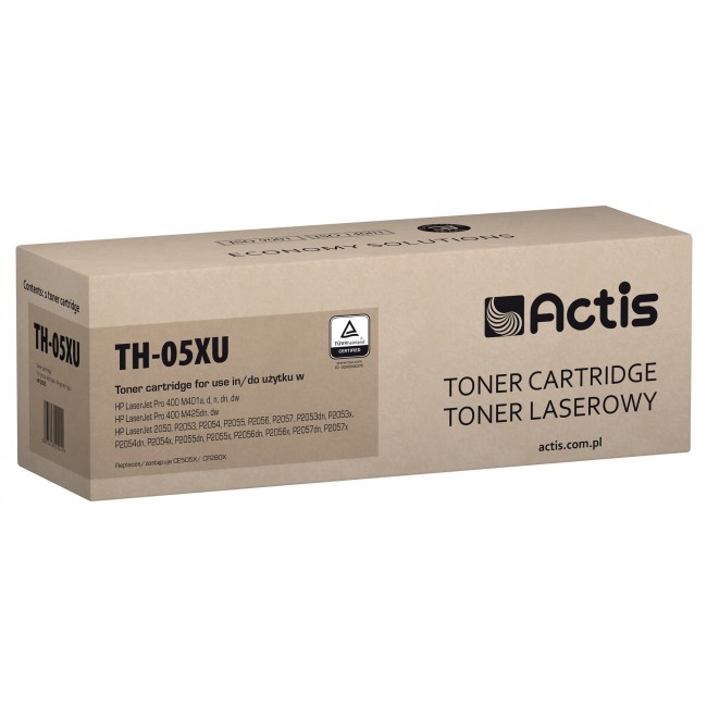 Actis TH-05XU Toner Universal (replacement for HP 05X, CE505X, 80X, CF280X, TH-80X, Standard 7200 pages black)