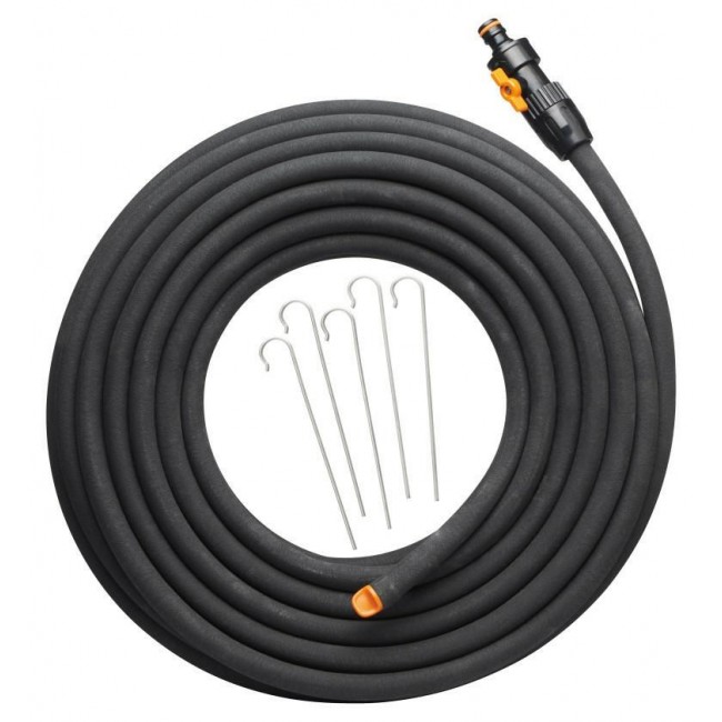 Fiskars 1025935 garden hose 15 m Above ground Rubber Black