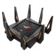 ASUS GT-AX11000 wireless router Gigabit Ethernet Tri-band (2.4 GHz / 5 GHz / 5 GHz) Black ASUS GT-AX11000 wireless router Gigabit Ethernet Tri-band (2.4 GHz / 5 GHz / 5 GHz) Black