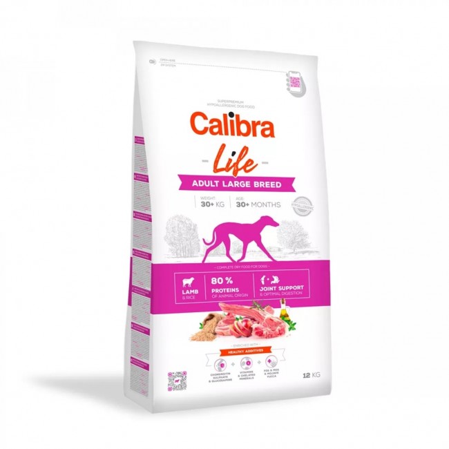 CALIBRA Dog Life Adult Large Breed Lamb - dry dog food - 12kg CALIBRA Dog Life Adult Large Breed Lamb - dry dog food - 12kg