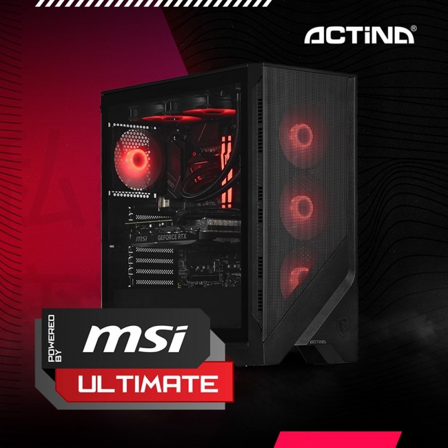 Actina 5901443421498 PC Intel Core Ultra 7 265KF 32 GB DDR5-SDRAM 2 TB SSD NVIDIA GeForce RTX 5070 Midi Tower Black Actina 5901443421498 PC Intel Core Ultra 7 265KF 32 GB DDR5-SDRAM 2 TB SSD NVIDIA GeForce RTX 5070 Midi Tower Black