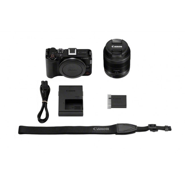 Canon EOS R50V + RF-S 14-30mm f/4-6.3 IS STM PZ Kit MILC 24.2 MP CMOS 6000 x 4000 pixels Black Canon EOS R50V + RF-S 14-30mm f/4-6.3 IS STM PZ Kit MILC 24.2 MP CMOS 6000 x 4000 pixels Black