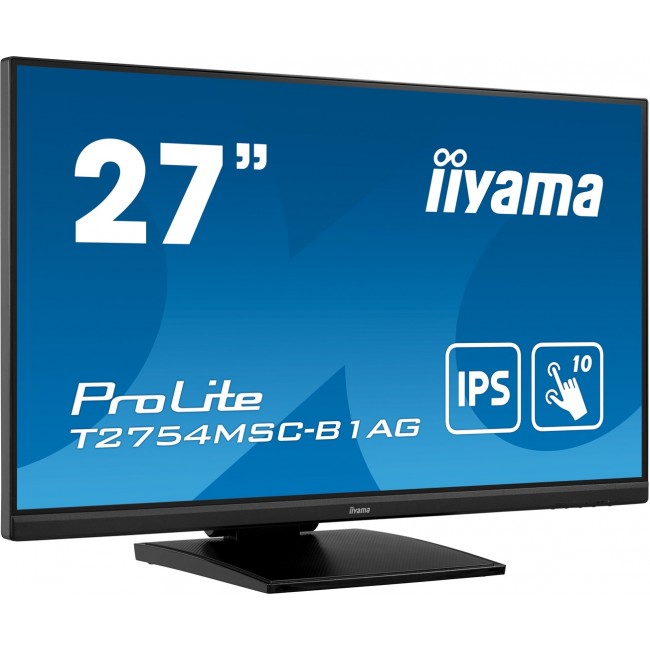 iiyama ProLite 27 PCAP 10pt touch screen featuring IPS panel technology and Anti Glare coating
